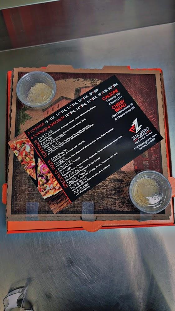 Zero Zero Pizzeria Menu image 2